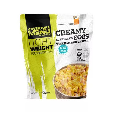 Scrambled eggs with ham and cheese | Freeze-dried breakfast