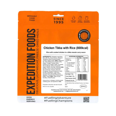 Chicken Tikka with Rice - Large Format