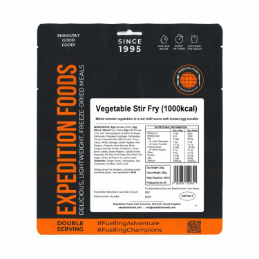 Stir-Fried Vegetables with Noodles - Double Portion