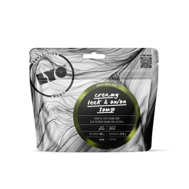 Creamy Onion, Leek, Pecorino Romano and Chickpea Soup