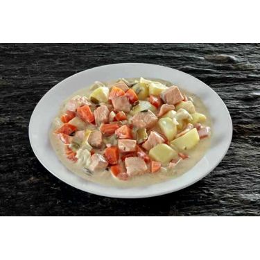 Salmon Blanquette with Potatoes