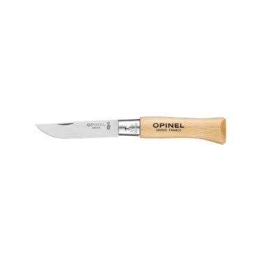 Opinel No.4 Knife - Tradition 5 cm - Stainless steel, beech
