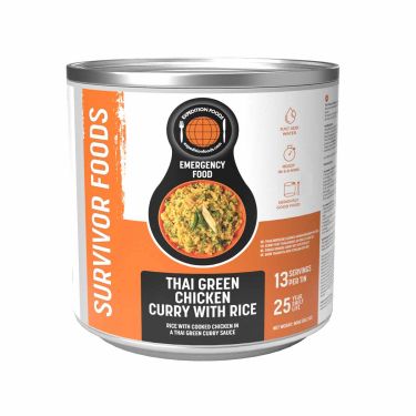 Poulet thaï au curry vert et son riz - 25 ans