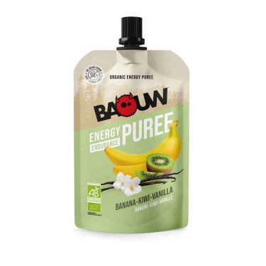 Compote énergétique bio Baouw - Banane, kiwi, vanille