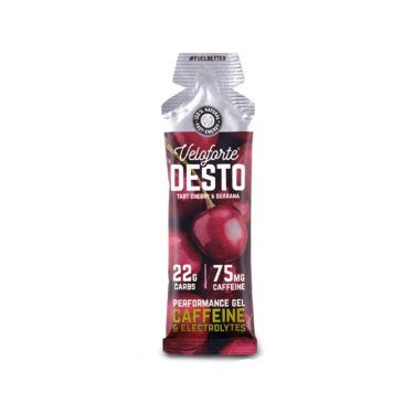 Veloforte Desto Energy Gel - Sour Cherry, Guarana