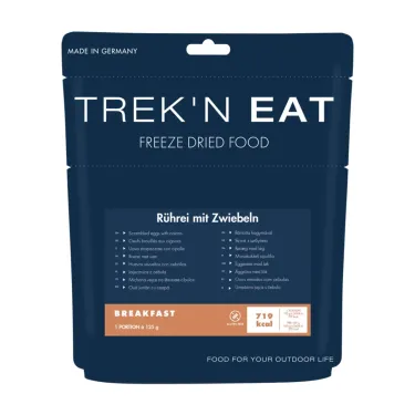 Scrambled eggs with onions