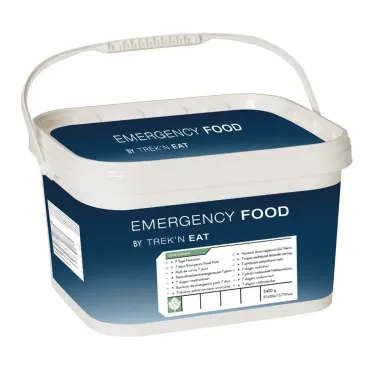 Pack 7-Day Bucket Vegetarian - Freeze Dried Meals, Compact Rations - 5 Years