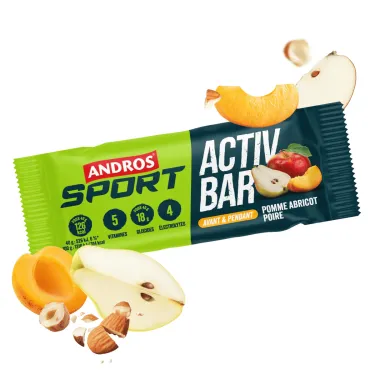 Andros Sport Energy Bar - Apple, Pear, Apricot