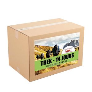 Vegetarian 14-day pack - Freeze dried meals - Trek - 2 meals/day