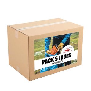 5-day pack - Freeze dried meals without snack - Hiking - 2 meals/day