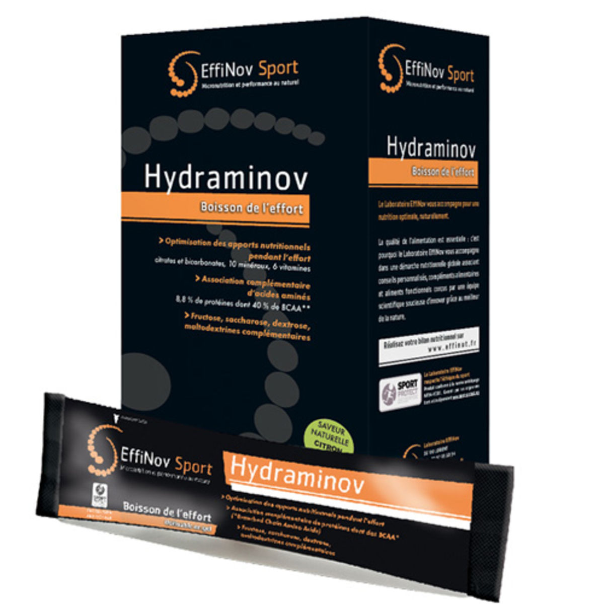Hydraminov - Effinov energy drink x 10 sticks - Lemon