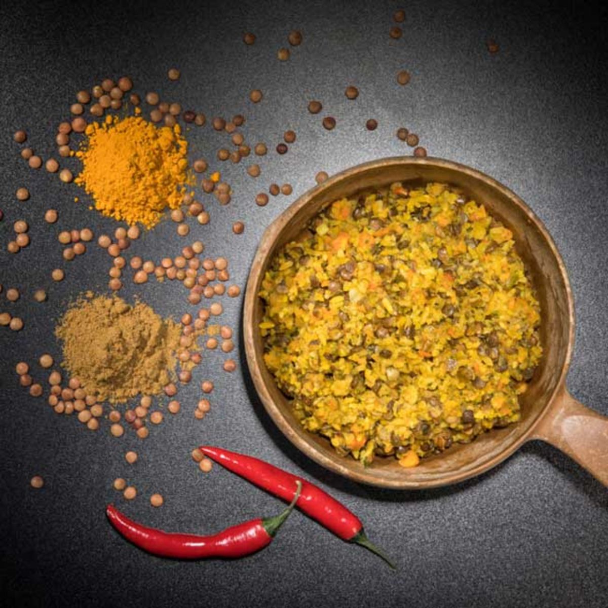 Moroccan lentils pot
