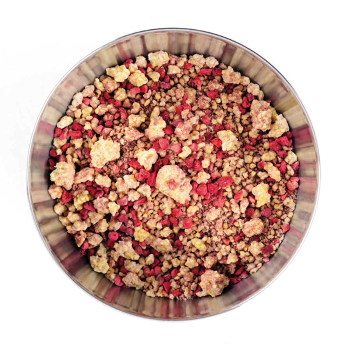 Organic millet porridge with raspberries, aronia powder