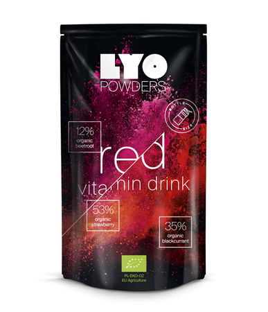 Organic red drink - Vitamin