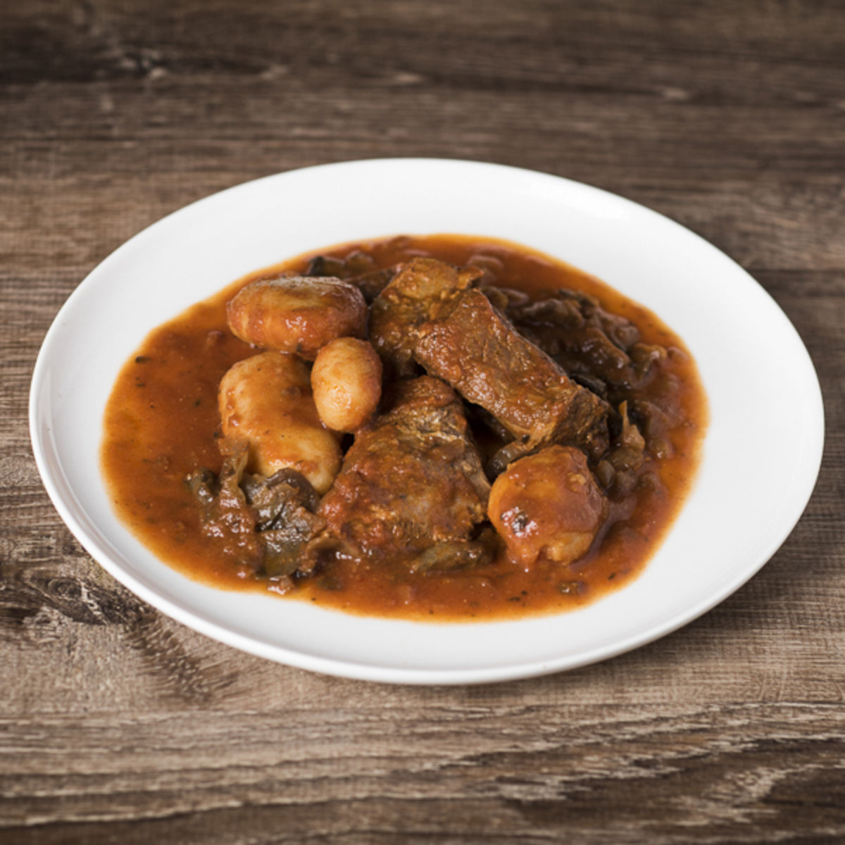 Veal goulash with potatoes