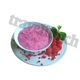 Dessert with raspberries