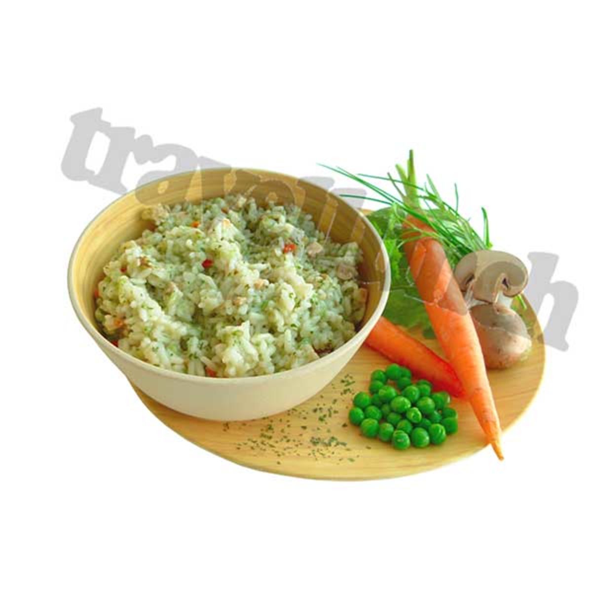 Chicken risotto with vegetables