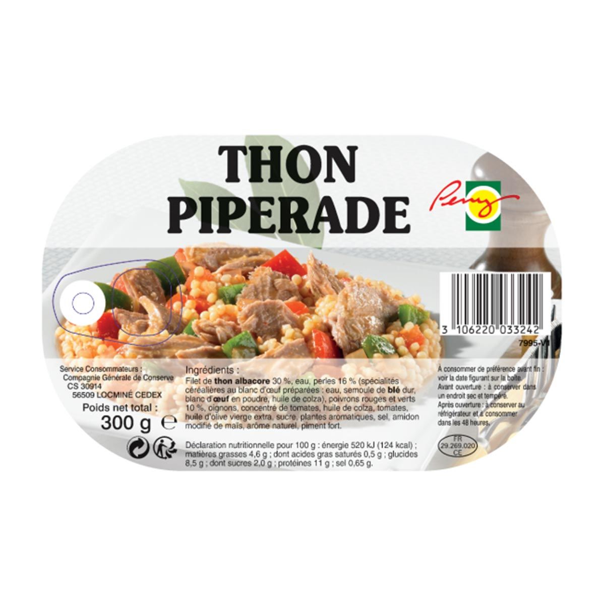 Tuna with piperade