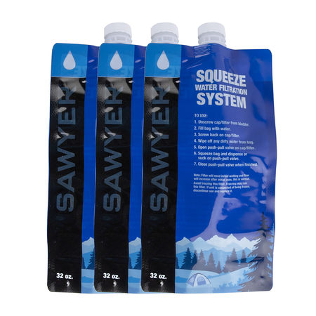 Sawyer 1L-squeezable pouch - Set of 3