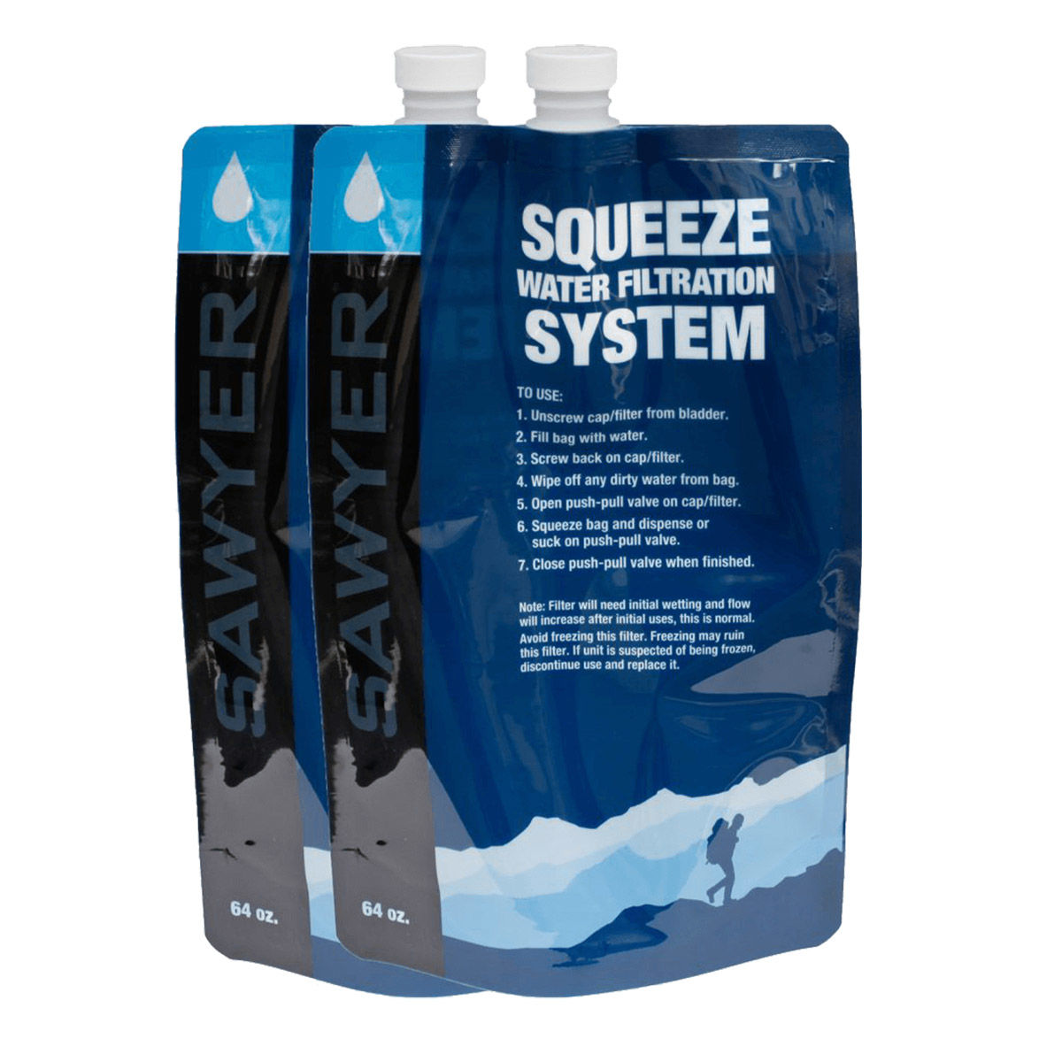 Sawyer 2L-squeezable pouch - Set of 2