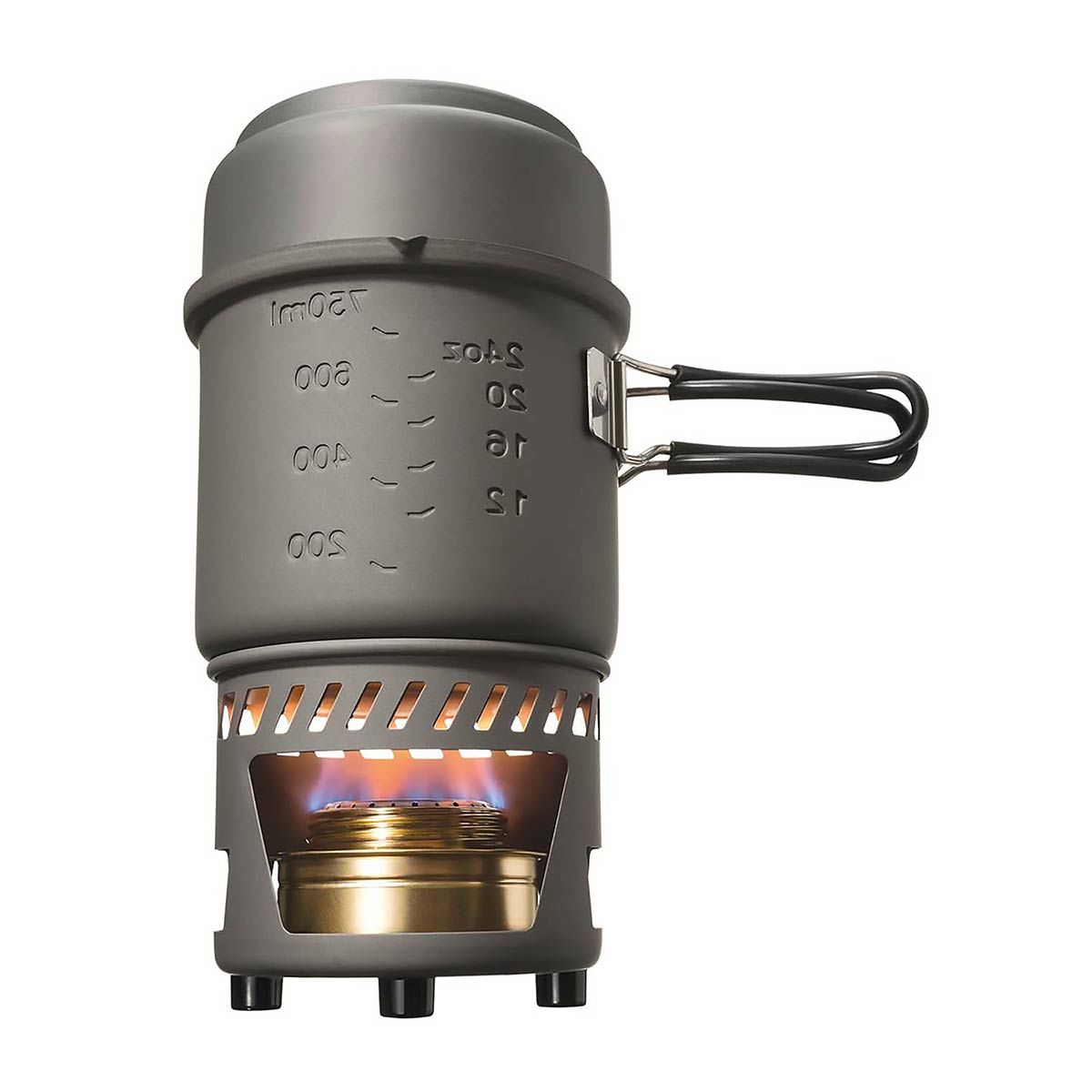 Esbit cookset - 0,98L aluminum cookpot with alcohol stove