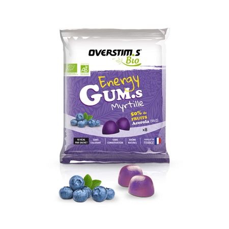 Overstim.s organic energy gums - Blueberry