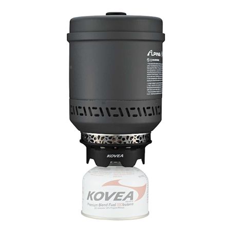 Kovea Alpine Master 2.0 : réchaud à gaz, casserole 2l & poêle