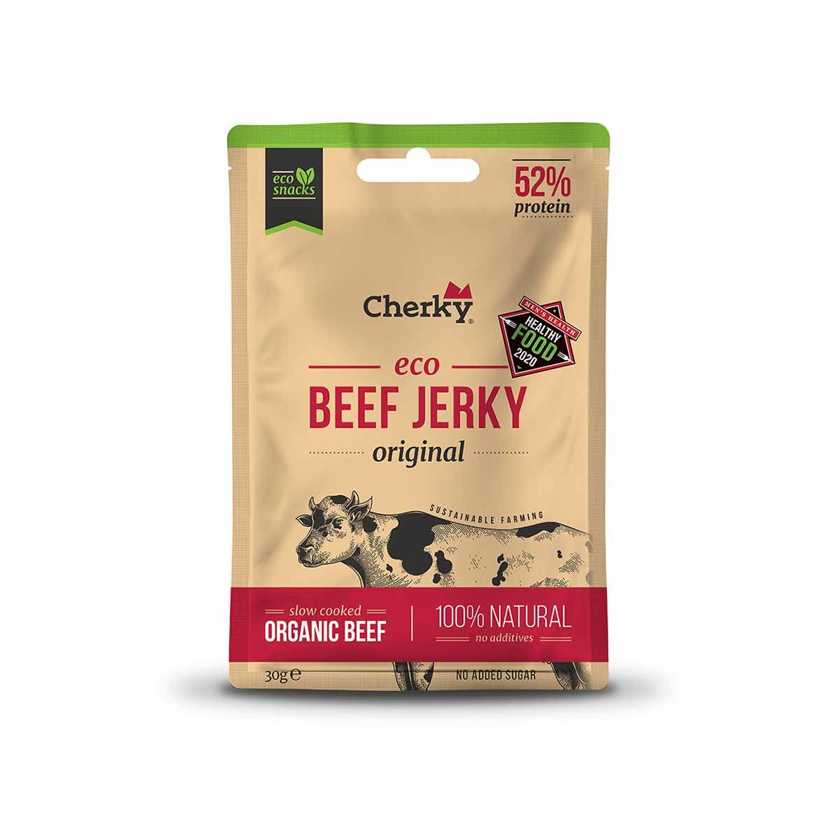 Organic beef jerky - Original dried beef - 30g