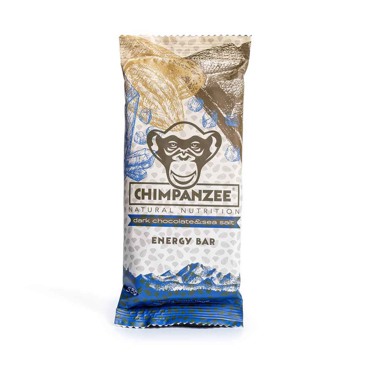 Chimpanzee energy bar - Dark chocolate, sea salt