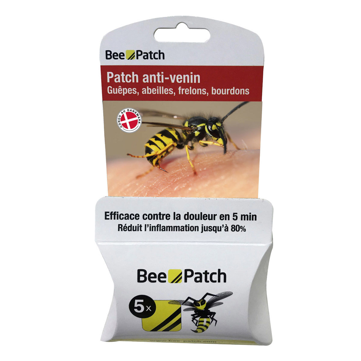 Bee-Patch anti-venom patch x 5