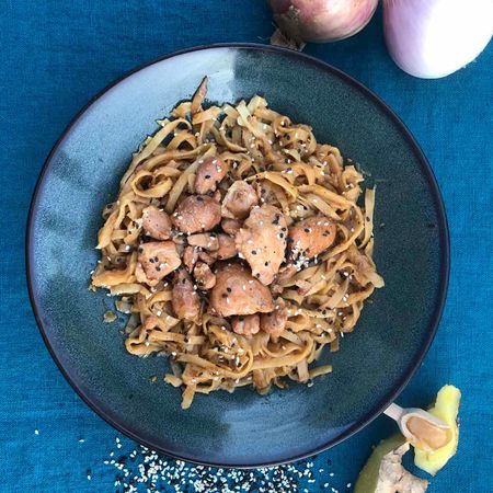 Teriyaki Chicken and noodles