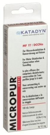 Micropur Forte MF1T - 100 tablets - 1 tablet/1L