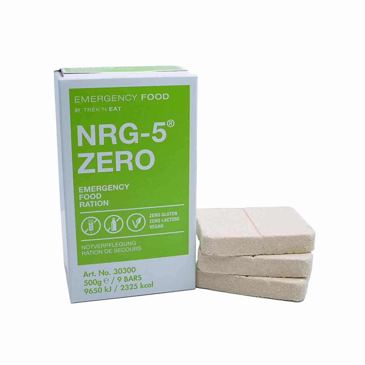 Gluten Free NRG Emergency Food Rations Lactose Free and Suitable for Vegans 