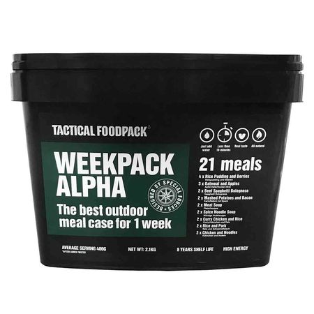 7-days food package - Tactical WeekPack Alpha - 8 years