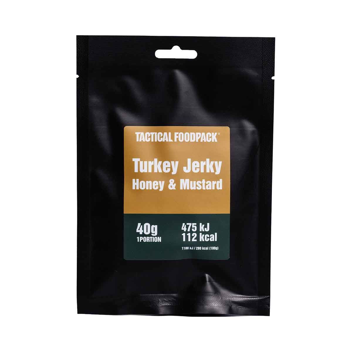 Turkey jerky - Honey and mustard dried turkey - 40g