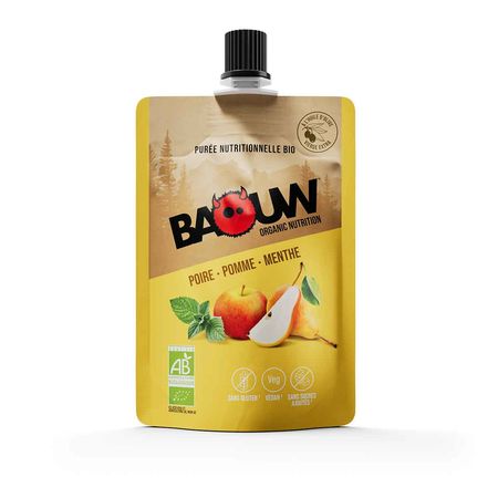 Baouw organic energy compote - Apple, pear, mint