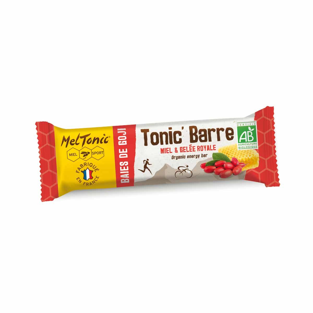 Meltonic organic energy bar - Honey and goji berries