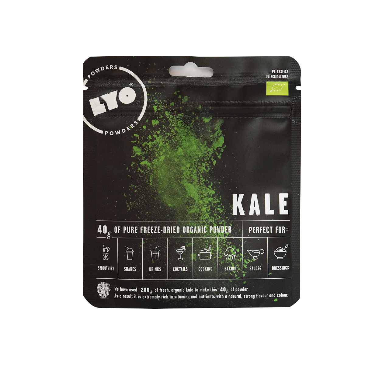 Organic kale powder