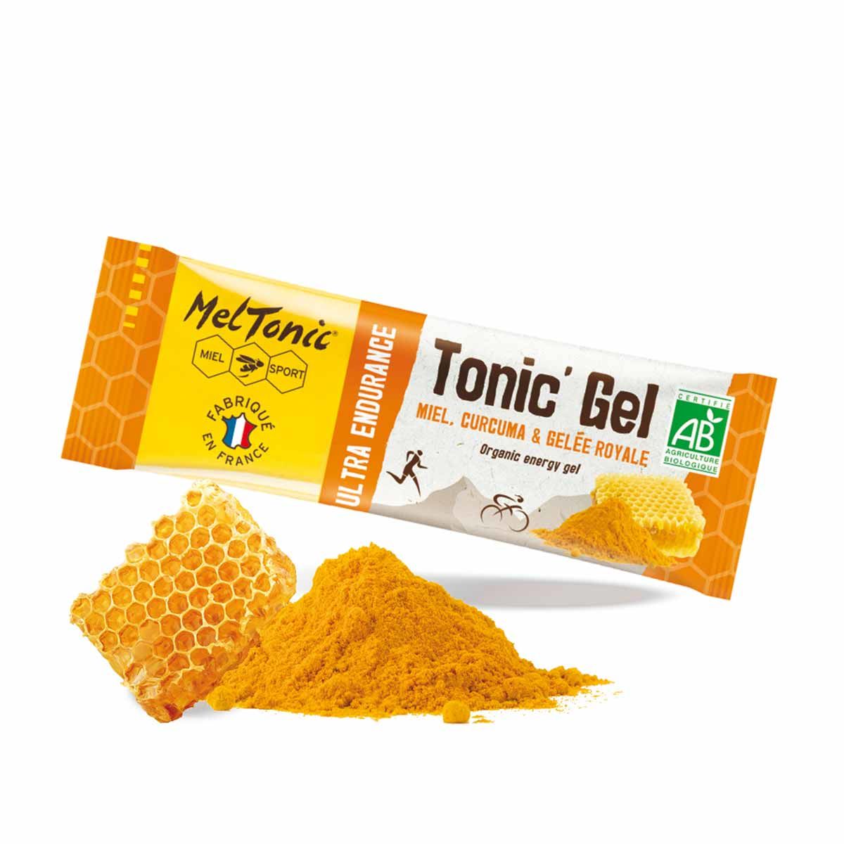 Meltonic organic energy gel - Ultra Endurance - Honey and turmeric