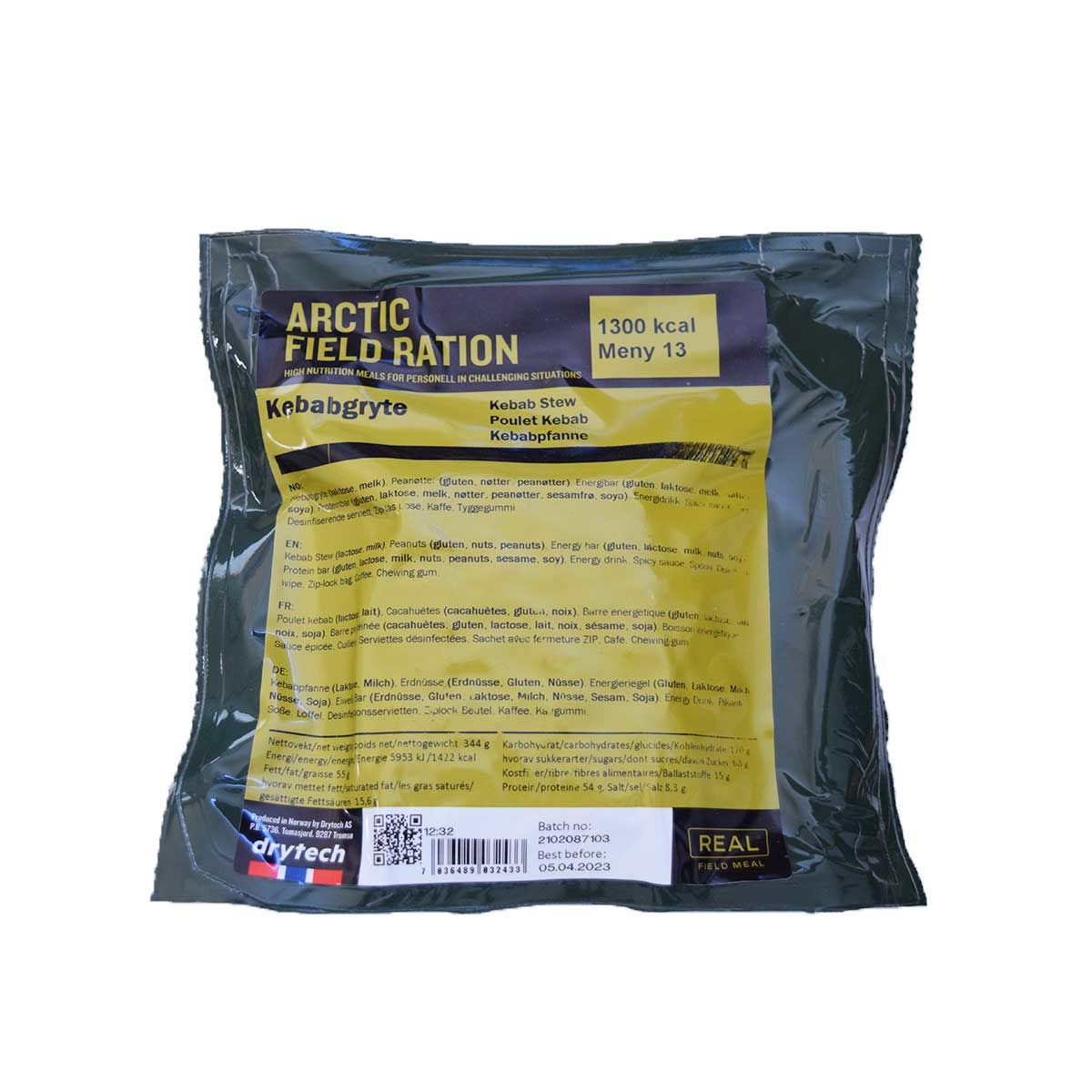 Freeze-dried ration - Chicken Kebab - Arctic Field Ration