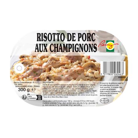 Pork Risotto with Mushrooms