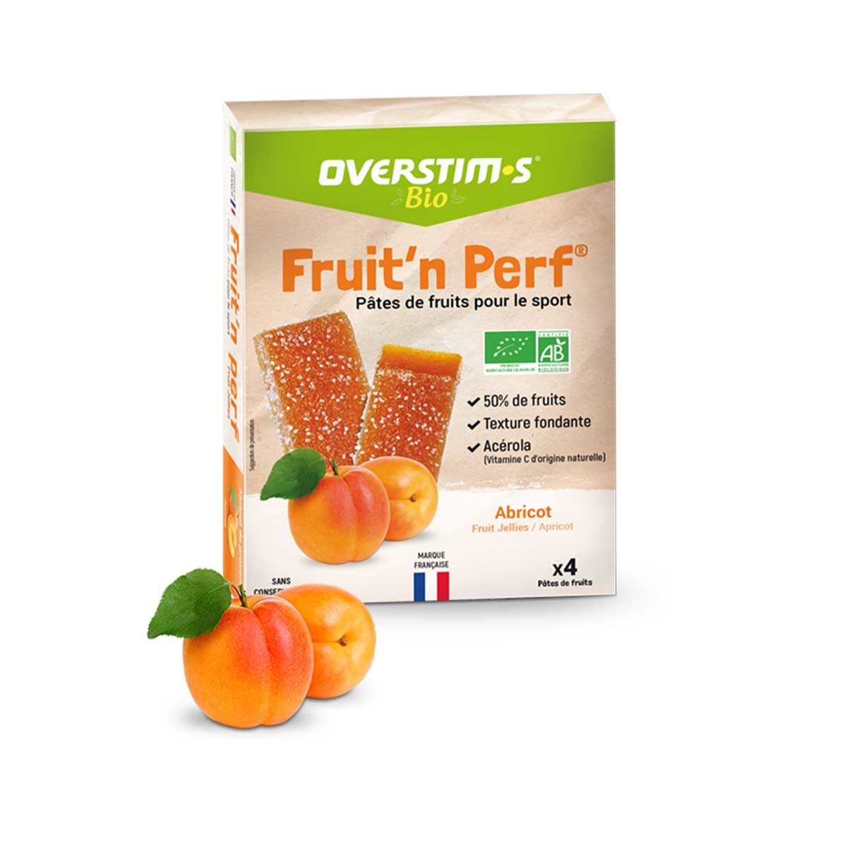 Overstim.s organic fruit jelly x 4 - Apricot