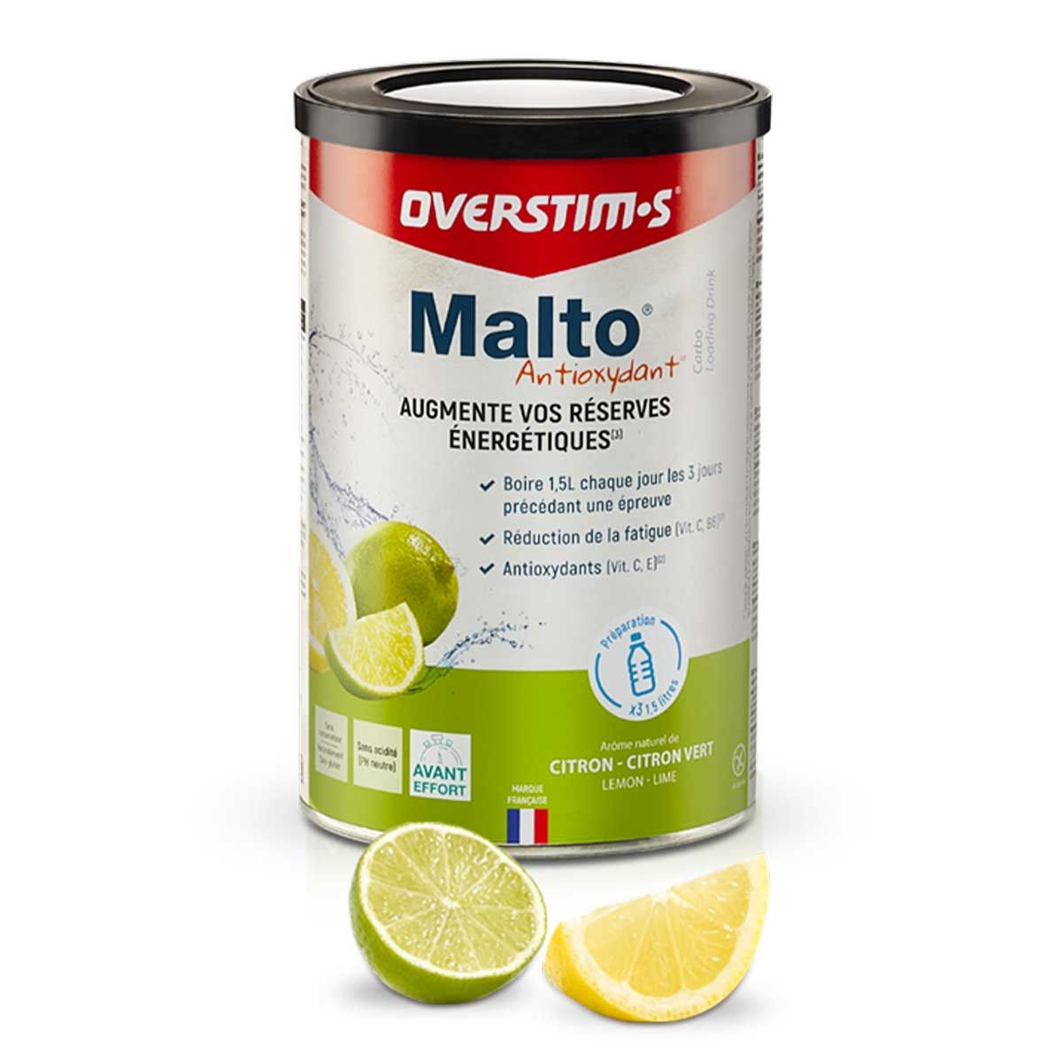 Overstim.s antioxydant Malto - 450g - Lemon, lime
