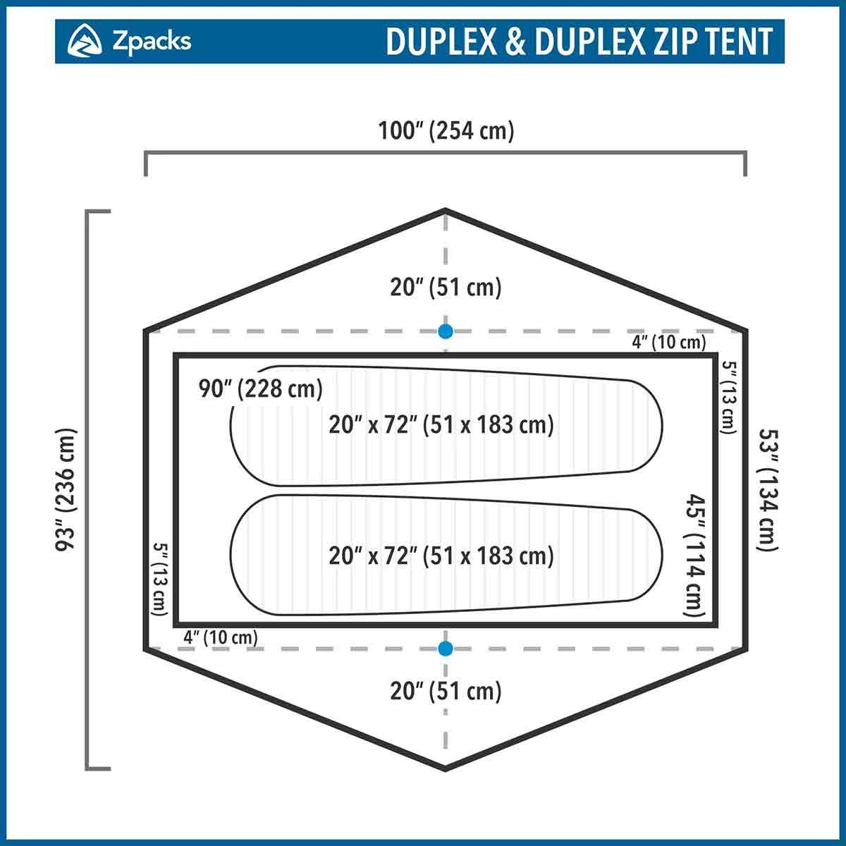 Dimensions Zpacks Duplex