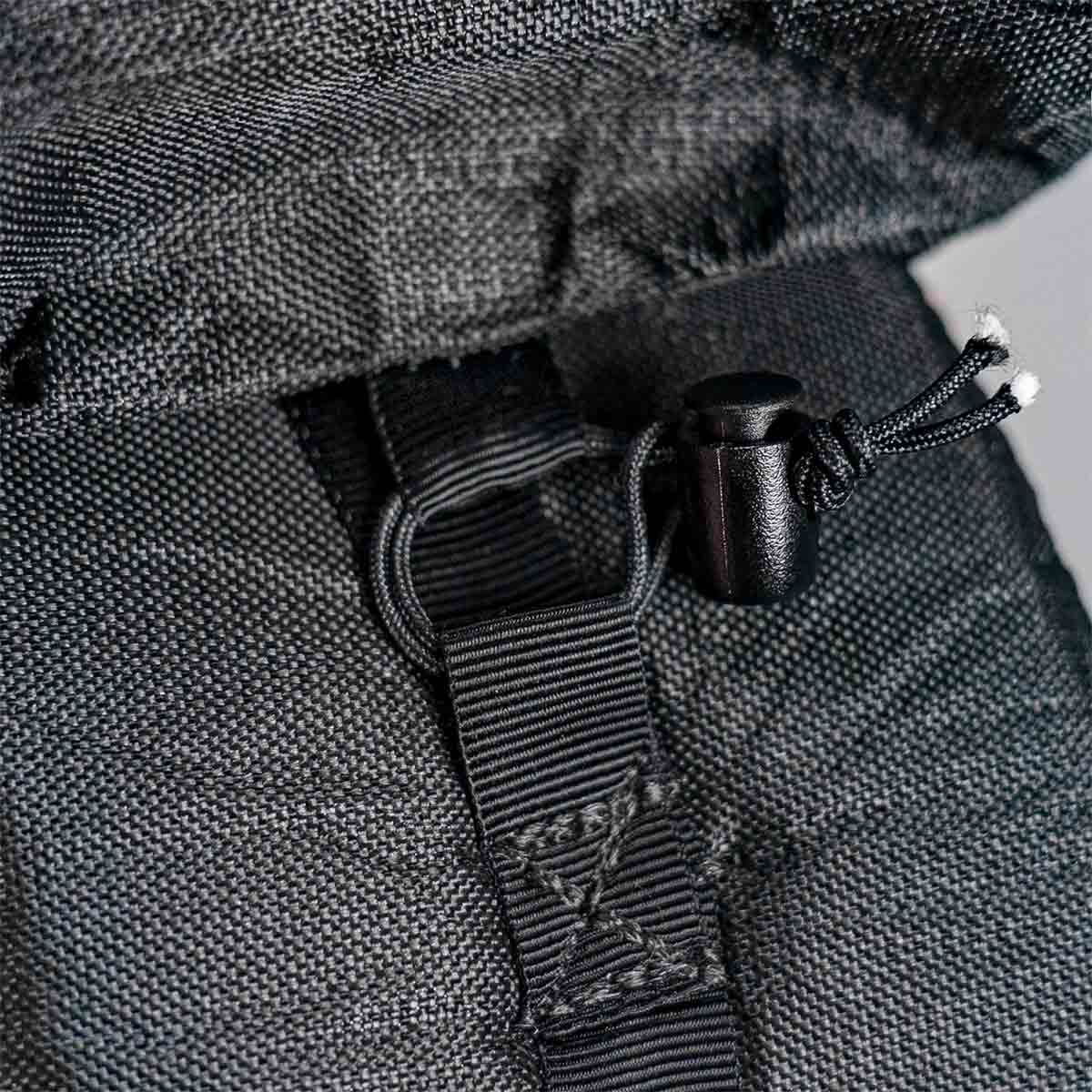Backpack belt pouch