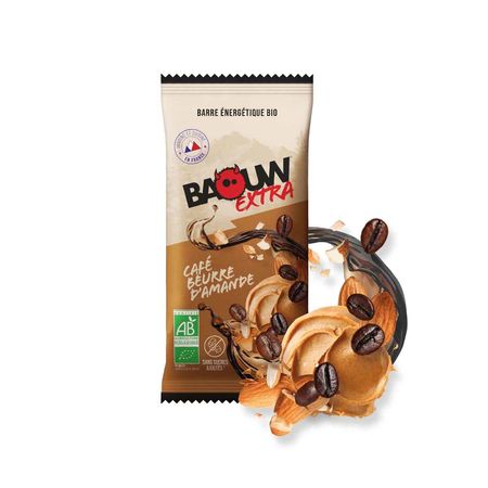 Baouw Extra organic energy bar - Coffee, almond butter