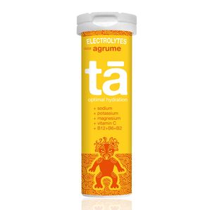 Tube of TA Energy electrolyte tablets - Citrus fruits