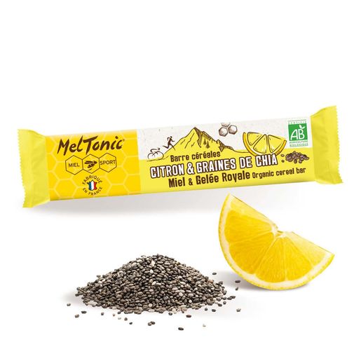 Meltonic organic cereal bar - Honey, royal jelly and lemon
