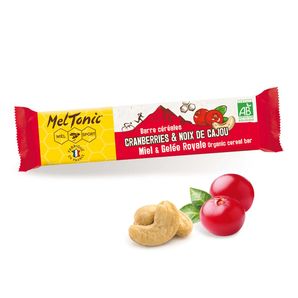 Meltonic organic cereal bar - Honey, royal jelly and cranberry