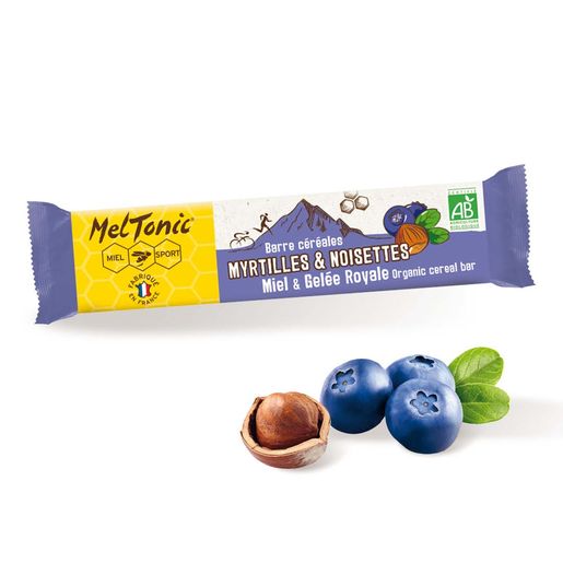 Meltonic organic cereal bar - Blueberries and hazelnuts